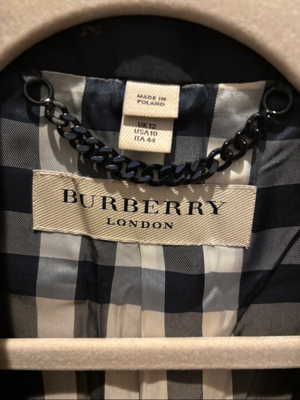 Burberry Black Women's Two-Button Tailored Blazer - Picture 3 of 5